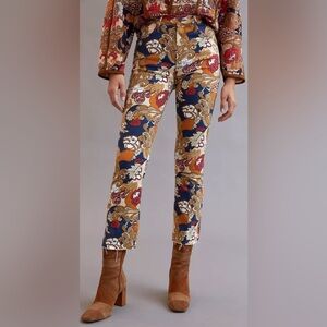 MOTHER The Hustler Ultra High-Rise Cropped Flare Jeans